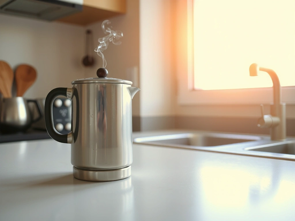 Türk kahvesi için temiz mutfak